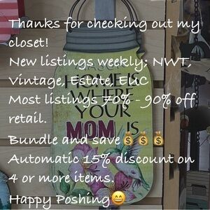 Thanks for checking out‎ my closet!